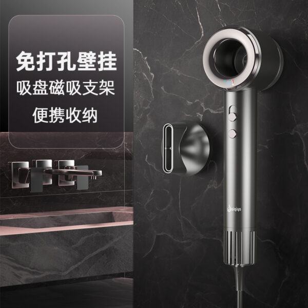 High-speed hair dryer source factory cross-border hair salon big wind ion hair care new intelligent bladeless hollow foreign trade electric hair dryer - Image 7