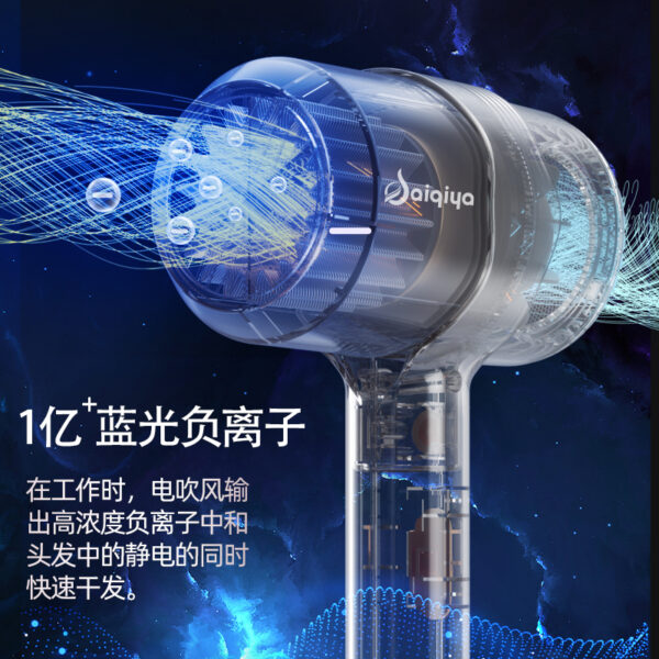 Hair dryer factory direct sale household blue light negative ion hair care salon high power hair dryer wholesale cross-border hair dryer - Image 4