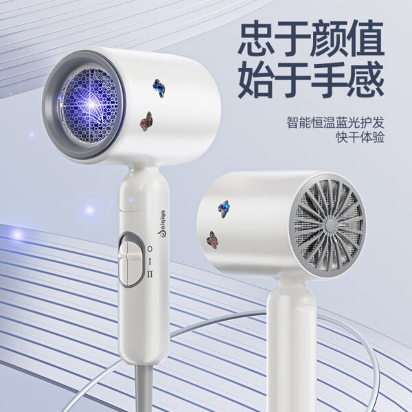 Cross-border hair dryer source factory folding household blue light does not hurt hair salon high-power foreign trade hair dryer - Image 3