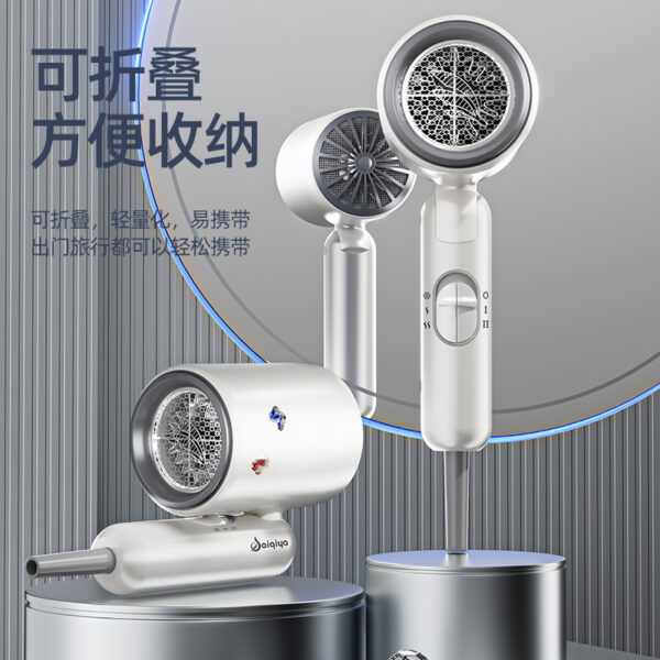 Cross-border hair dryer source factory folding household blue light does not hurt hair salon high-power foreign trade hair dryer - Image 4