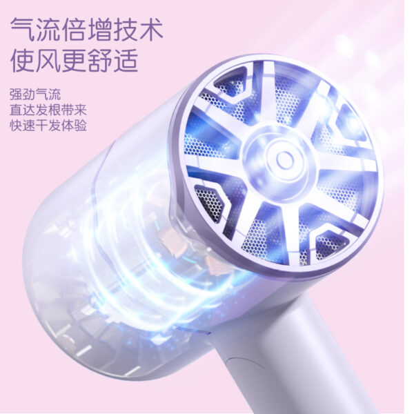 Cross-border hair dryer source factory household high wind blue ion hair care salon high-power folding hair dryer - Image 10